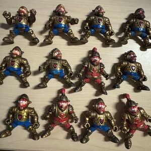 Fisher-Price Gold and Blue Knight Figures Set
